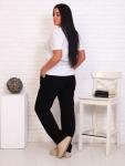 Брюки женские футер 2-х нитка  Б-589 чёрный