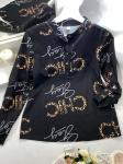 Блузка Chic черная K2-118