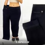 Брюки утепленные SIZE PLUS 05 черные An123
