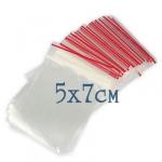 Пакет с замком Zip Lock (5х7х30 мк), 100 шт.