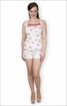 Пижама из вискозы с шортами на бретелях (251-3)