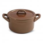 Кастрюля HAMMERED+ с керамической крышкой 20см., 3л. медный