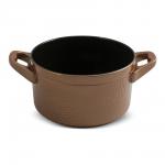 Кастрюля HAMMERED+ с керамической крышкой 20см., 3л. медный