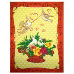 Полотенце вафельное кухонное 34