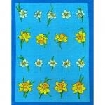 Полотенце вафельное кухонное Нарцисс