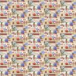 Полотенце банное вафельное "Пэчворк"