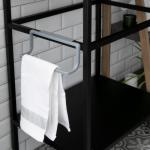 Вешалка для полотенец (серый), 22,5х6х9, пластик