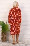 1214 Халат женский, р. 50-60, цв. терракот
