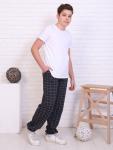 Брюки "Алекс" графит клетка