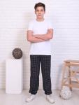 Брюки "Алекс" графит клетка