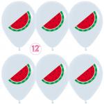 Набор воздушных шаров S 12" (30 см) Арбуз 5шт. 150277
