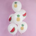 Набор воздушных шаров S 12" (30 см) Арбуз 5шт. 150277