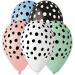 Набор воздушных шаров GM 14" (30см) Пятна панды 10шт 1103-1964