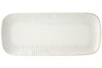 Блюдо прямоугольное Gallery, белое, 36х16 см