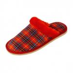 Тапочки  женские без задника с меховой опушкой