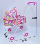 Коляска арт. 9339 Для кукол в пакете 67х42х35 /24 шт./