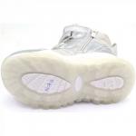 15607-16 серебро Ботинки деми для девочек (27-32)/8