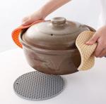 *Силиконовая прихватка- подставка под горячее (1шт.)