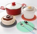 *Силиконовая прихватка- подставка под горячее (1шт.)