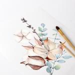 Альбом для акварели, бумага 300г/м, 190х270мм среднее зерно, 16 листов, гребень,BRAUBERG ART, 113212