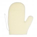 Губка-рукавица с экстрактом клубники, 16,5х13х2 см, medium "Банные штучки" / 30