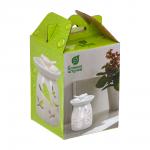 Аромалампа "Птицы" для бани и сауны, 7,5x7,5x9,5 см, белая "Банные штучки" / 12