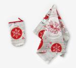 Рождество комплект для кух 2 пр(полот 47*60-1 шт,прихватка-1шт)