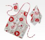 Рождество комплект для кухни 3 пр(фартук-1шт,полот 47*60-1шт,прихватка-1шт)
