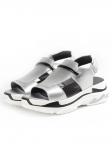 55201-4 SILVER Босоножки женские (натуральная кожа)