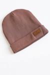 Шапка трикотажная Лопата какао