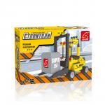 AUSINI, Конструктор "Строители: Вилочный погрузчик" (193 дет.)