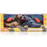 Mioshi Active Игровой набор "Динозавры-конструкторы: Диплодок и трицератопс" (2 шт., 20 см, 2 отвёртки, винты)