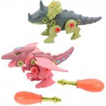 Mioshi Active Игровой набор "Динозавры-конструкторы: Птеродактиль и стиракозавр" (2 шт., 20 см, 2 отвёртки, винты)