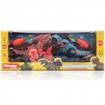 Mioshi Active Игровой набор "Динозавры-конструкторы: Птеродактиль и трицератопс" (2 шт., 20 см, 2 отвёртки, винты)