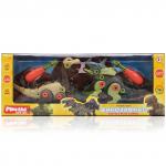 Mioshi Active Игровой набор Динозавры-конструкторы: Диплодок и стиракозавр" (2 шт., 20 см, 2 отвёртки, винты)