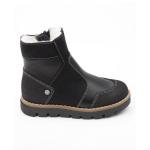 Ботинки детск.шерсть 23022 кожа, МИЛАН черный