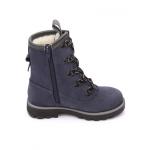 Ботинки детск.шерсть 23023 кожа, НЬЮ-ЙОРК синий,
