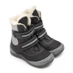 Ботинки детск.шерсть 23020 кожа, МИЛАН черный