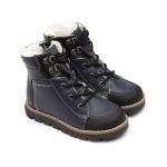 Ботинки детск. шерсть 23019 кожа, НЬЮ-ЙОРК синий