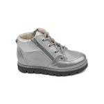 Ботинки детские 23008 кожа, ЛОНДОН серебристый