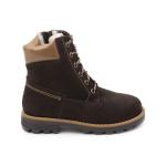 Ботинки детск.шерсть 23014 кожа, КАИР коричневый