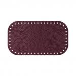 Дно для сумки 12 х 21 см. Вишня