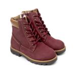 Ботинки детск.шерсть 23014 кожа, МОСКВА бордо