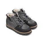 Ботинки детские 23008 кожа, БЕРЛИН серый