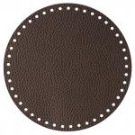 Дно для сумки круглое 20 см. Кофе