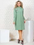 854 Платье "олива"
