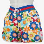 1988 цветы (XL-3XL) Шорты пр.