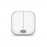 Выключатель двухклавишный "Ionich", открытая установка, еврослот, 10А, 220В, белый, с подсветкой (Китай)