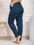 614 Брюки "Зеленая клетка"