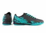полуботинки кроссовые Furia indoor 201A18 black/turquoise